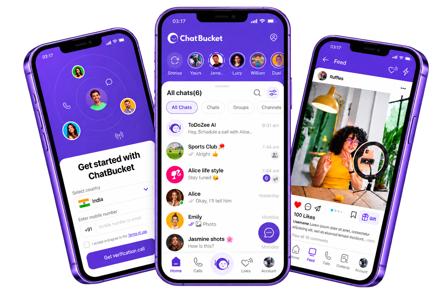 ChatBucket applications