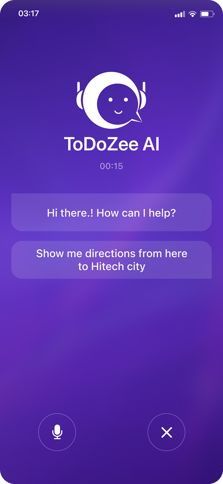 Todozee Voice Interaction