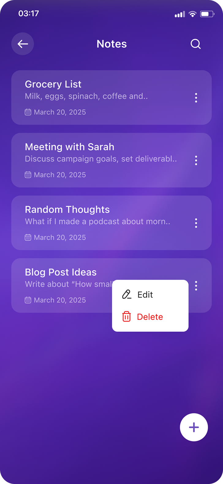 Notes