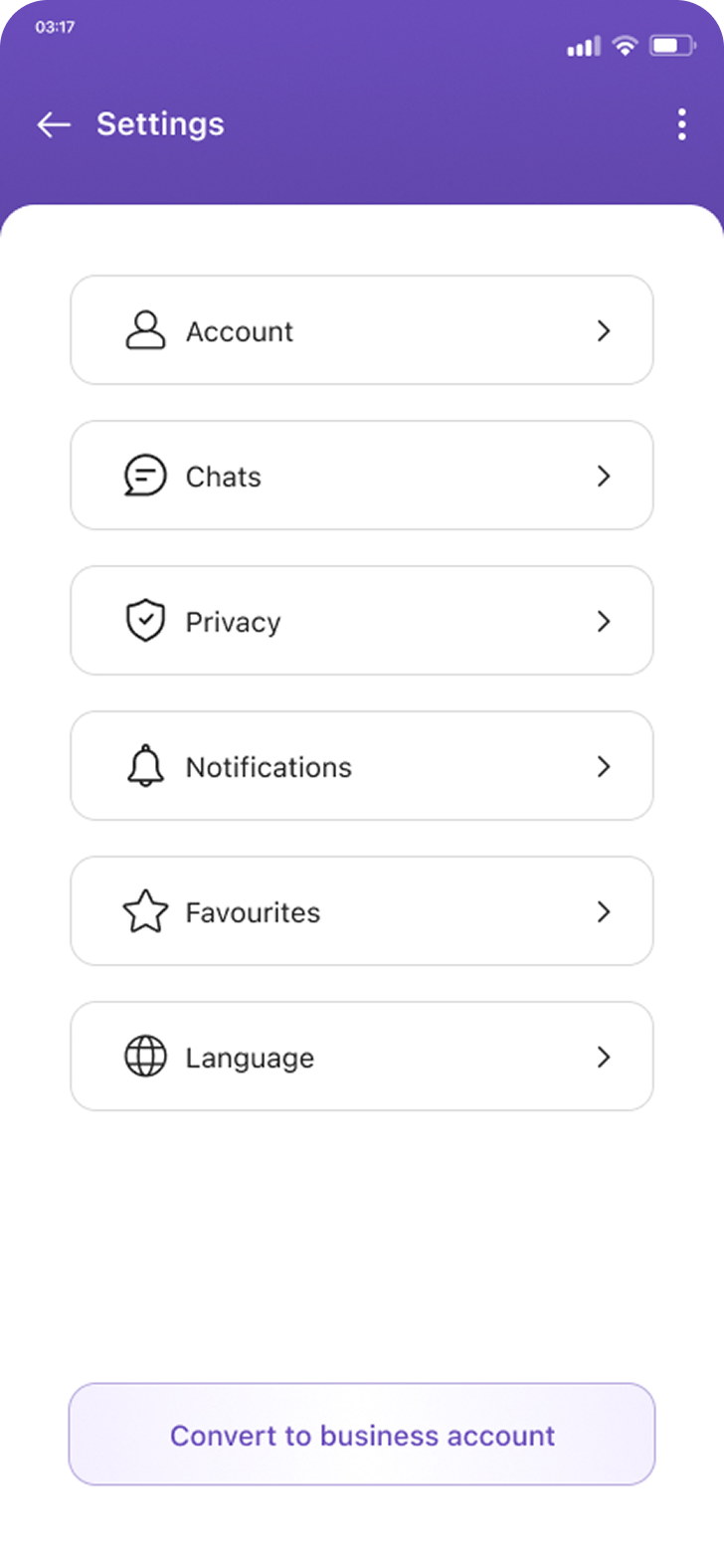 Settings